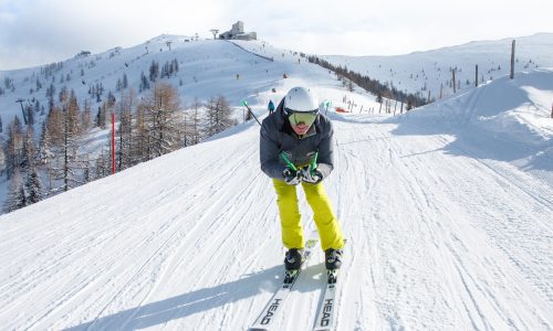 Franz Klammer beim Early Morning Skiffahren in Bad Kleinkirchheim