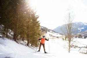 Športová bežecká trať v Bad Kleinkirchheime v športovej aréne