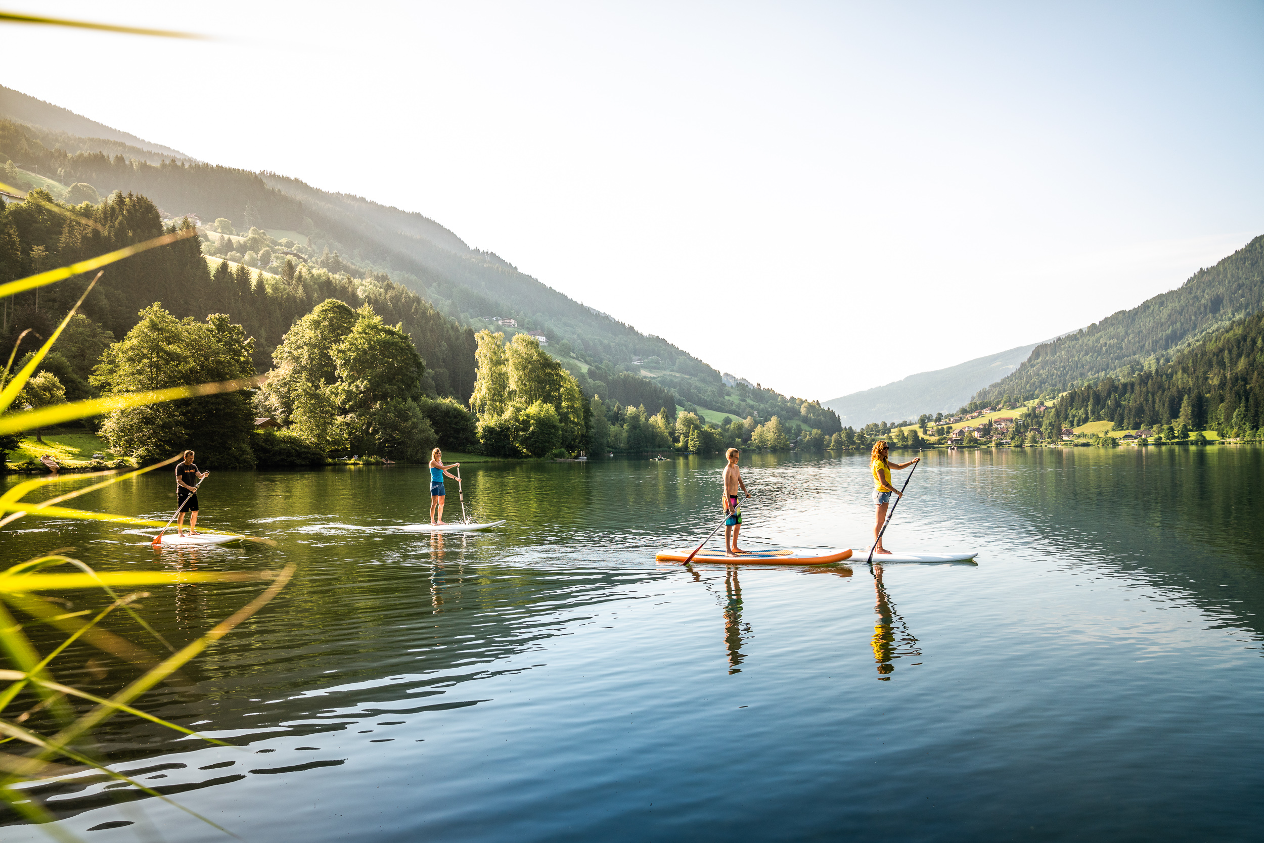 Sommerurlaub Aktivitäten im Erlebnisraum Bad Kleinkirchheim: Zwei nahegelegene Seen direkt in der Region