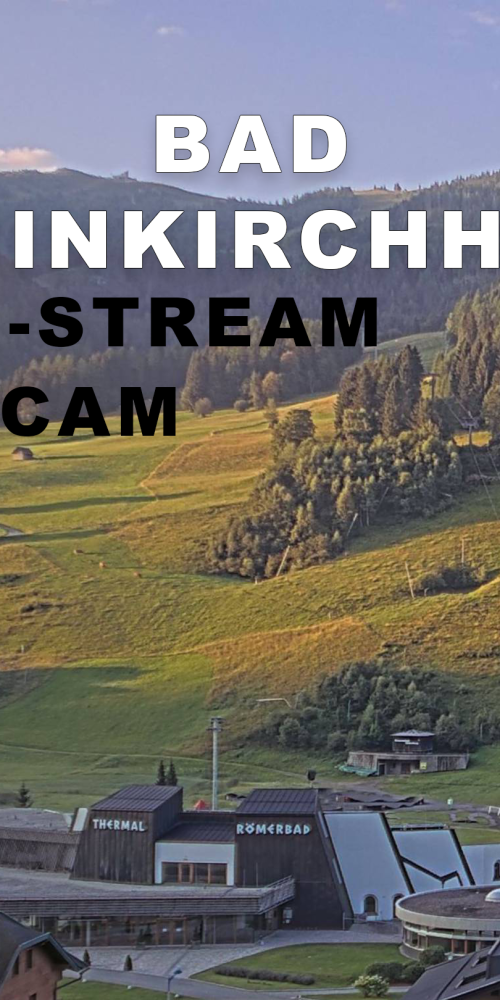 Live-Webcam vom Landhaus Apartments Prägant in Bad Kleinkirchheim mit Blick auf das Thermal Römerbad und die Kaiserburgbahn.