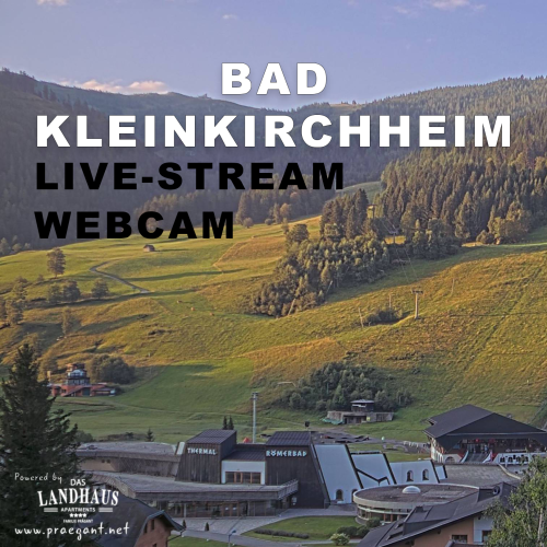 Live-Webcam vom Landhaus Apartments Prägant in Bad Kleinkirchheim mit Blick auf das Thermal Römerbad und die Kaiserburgbahn.